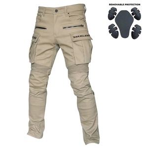 Pantalon de moto de haute qualité pour homme, imperméable et coupe-vent, en tissu polyester respirant. - Product Image 1
