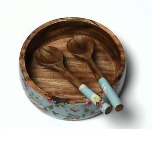 Tazón de Servir de Madera de Nogal Multifuncional de Tendencia, Tazón de Madera de Mango Hecho a Mano para Cocina y Hogar - Product Image 5