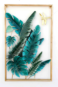 Ak – Figurine combinée moderne et Antique, en fer forgé, banane, métal, maison d'art, chalet, bureau à domicile | Couleur: vert - Product Image 2