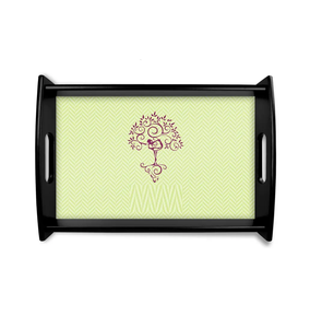 ถาดเสิร์ฟอาหารเย็นทำจากไม้พิมพ์บนโต๊ะอาหารถาดอาหารบ้านของโรงแรมถาดรองจานชากาแฟขายส่ง - Product Image 2