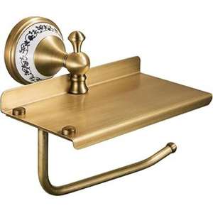 Pure brass <b>napkin</b> <b>holder</b> with delicate carved edges and premium durable material for elegant home organization - Product Image 4