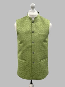 เสื้อกั๊กแขนกุดระบายอากาศได้ดีวัฒนธรรมดั้งเดิมของผู้ชายฤดูร้อนเย็บพรีเมียมสำหรับตลาดขายส่งและสินค้าส่งออก - Product Image 2