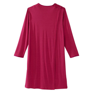 Bata de Paciente Unisex Adaptable para Recuperación Postoperatoria con Acceso al Puerto de Quimioterapia, Tejido Jersey 100% Algodón, Cierre de Presión en los Hombros - Product Image 4