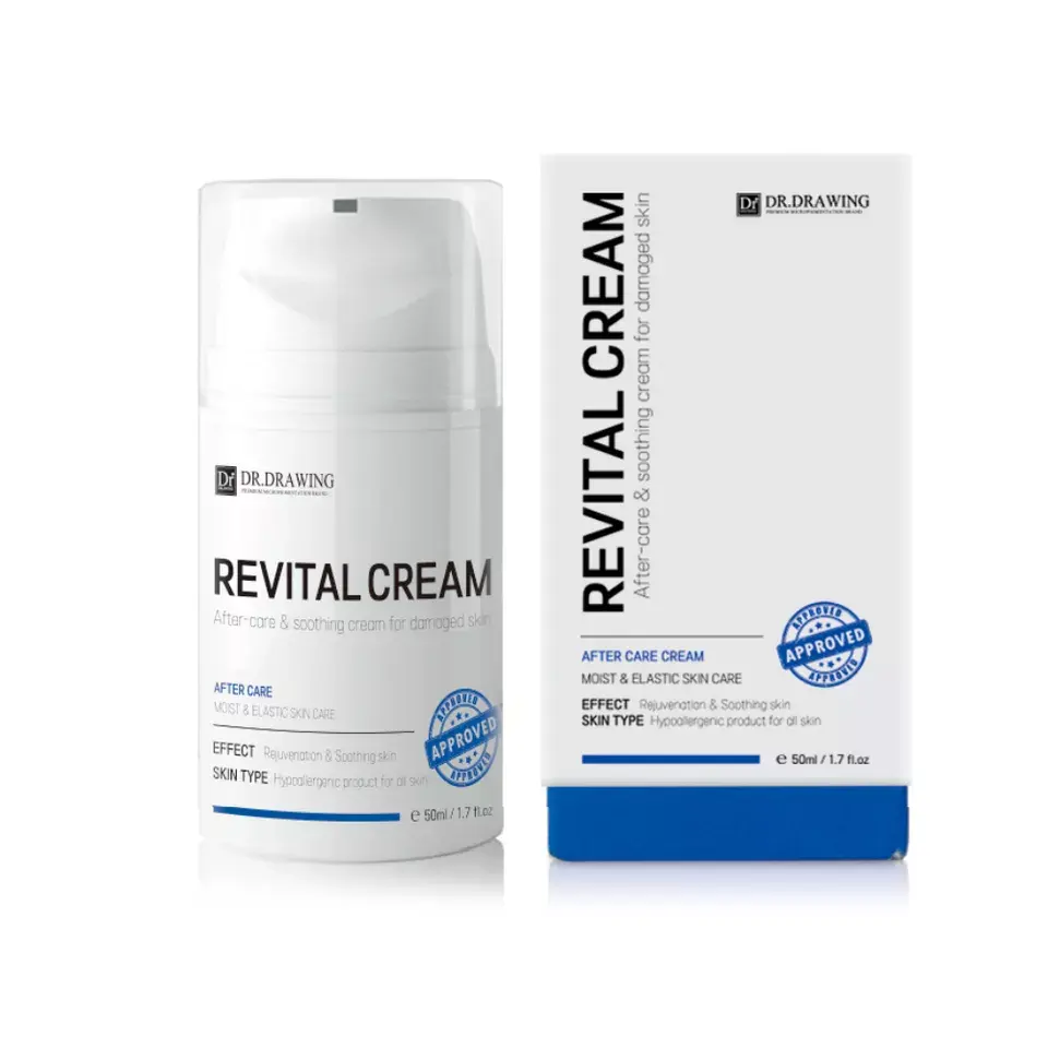 Marque privée Corée MTS Aftercare Cream DR.DRAWING Revital Cream Repair Visage Corps Repair Face cream serum