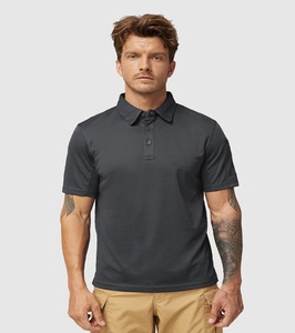 Polos tácticos para hombre 2025, camisa gris oscuro para exteriores, camisa con cuello, absorbe la humedad - Product Image 6
