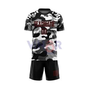 Prix de gros 2025 uniforme de football costume de football personnalisé sublimé 100% uniforme de football en polyester pour unisexe OEM ODM entretenu - Product Image 2