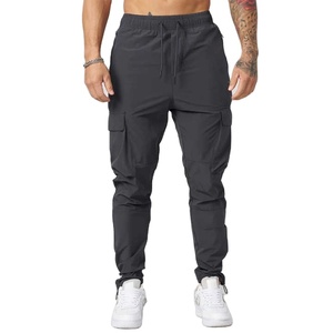 Pantalon de jogging décontracté personnalisé pour homme, idéal pour la gym, le sport, l'entraînement et le fitness, en tissu écologique et respirant, avec cordon de serrage, modèle 2026 - Product Image 2