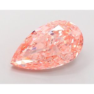 Diamante Cultivado en Laboratorio, Color Rosa Intenso, Corte Pera, 10.04 ct, VVS2 - Product Image 1