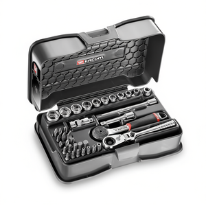 ชุดบิตและซ็อกเก็ตเฟคอม 1/4'' เมตริก 6 จุด (37 ชิ้น) - Product Image 2