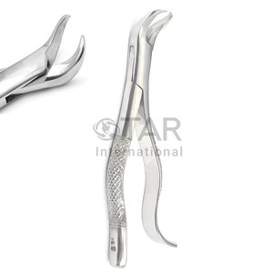 Fórceps de extracción de dientes dentales de acero inoxidable #16S Extracción de cirugía oral de calidad superior Instrumentos médicos profesionales - Product Image 1
