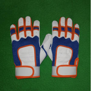 High Quality <b>Baseball</b> Batting <b>Gloves</b> Genuine Leather Customized Color/Logo Professional Use ODM OEM Service - Product Image 1