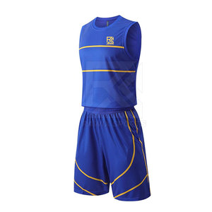 Uniforme de basket-ball pour hommes sans manches confortable, vêtements de sport de plein air, uniforme de basket-ball à vendre - Product Image 2