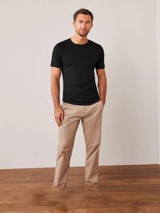 Camiseta de algodón 100% a la moda personalizada para hombre, ropa de calle para uso diario informal, salón de viaje para gimnasio, venta al por mayor a granel - Product Image 2