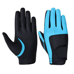 Gants de sport unisexes professionnels d'hiver chauds et respirants en cuir de chèvre doublure tricotée compatibles avec les écrans tactiles Gants de golf - Product Image 1