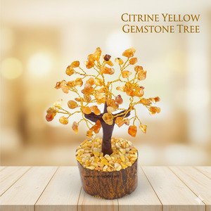 Top vente 60 barbe Agate Citrine jaune Quartz arbre décoration pierre naturelle artisanat mascotte fabricant direct approvisionnement en gros - Product Image 2