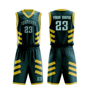 ชุดบาสเก็ตบอลสำหรับผู้ชายชุดบาสเก็ตบอลเย็บด้านหลัง - Product Image 1