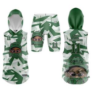 Secado rápido personalizado 7v7 Sudadera con capucha bandera uniforme de fútbol Conjunto personalizado transpirable Unisex fútbol desgaste uniformes con la mejor calidad - Product Image 5
