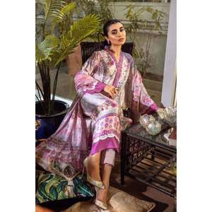 Robe en mousseline Asteria pour femme, pour le printemps et l'été - Product Image 3