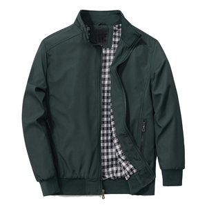 Veste coupe-vent légère pour homme avec col montant et poches latérales imperméables pour une coupe décontractée et tendance - Product Image 1