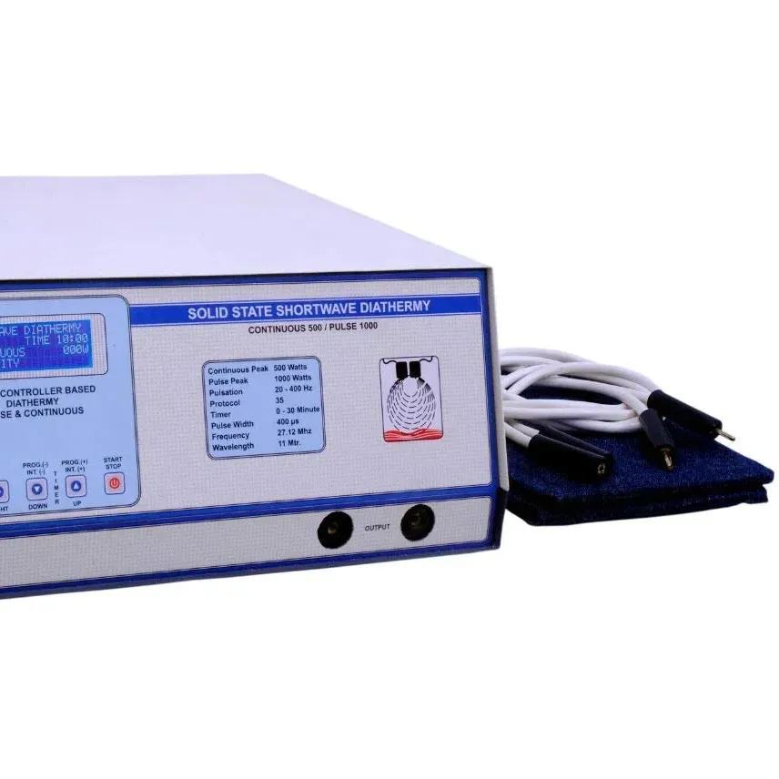 SCIENCE & SURGICAL SOLID STATE SHORT WAVE DIATHERMY CONTINUOUS PULSE 500WATTS TABLE TOP MODEL NO- SS-106....