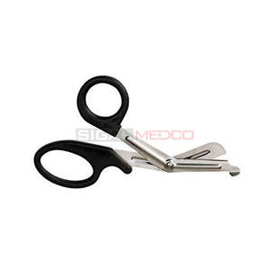 Ciseaux à pansement utilitaires médicaux de qualité supérieure Ciseaux à traumatismes de premiers secours en acier inoxydable EMT 6.5 "Instruments médicaux paramédicaux - Product Image 4