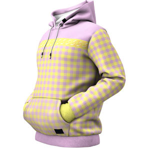 Sweat à capuche d'hiver en coton polaire surdimensionné bleu pour hommes avec impression par sublimation Vente en gros Sweat à capuche en polyester sublimé - Product Image 6