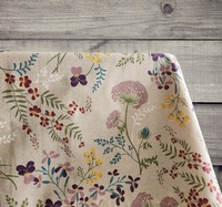 Nappe carrée vintage élégante pour mariage, broderie florale, 100% lin, personnalisable, avec volant supérieur, couleur sur mesure