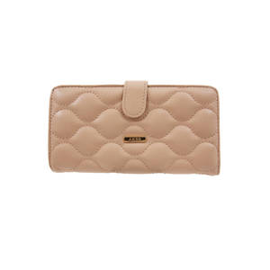 Portefeuille rectangulaire à fermeture à pression Mink CZDN30009 en cuir PU portable - Product Image 1