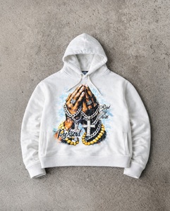 Sudadera con Capucha Extra Grande para Hombre, 100% Algodón, 300 Gramos, de Alta Calidad, Personalizada, con Estampado DTG, Estilo Casual - Product Image 3