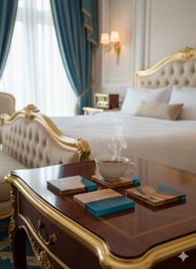 Juego de posavasos de nogal de resina epoxi muy popular para decoración de oficina y hogar a precio competitivo - Product Image 5