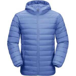 Chaqueta acolchada de moda al por mayor de primera calidad con capucha acolchada ligera cálida de nailon poliéster abrigo de invierno ropa de calle urbana informal - Product Image 4