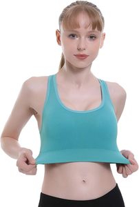 Soutien-gorge de sport personnalisé de haute qualité pour femme, avec logo, sublimé, à bretelles, pour la gym, le yoga, l'entraînement, la course et le fitness - Product Image 3