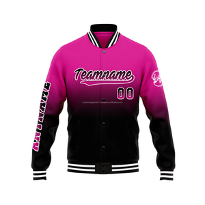 Custom Wool and Leather <b>Varsity</b> <b>Jacket</b> for Men Premium Wholesale Letterman <b>Jacket</b> with Chenille Patches - Product Image 2