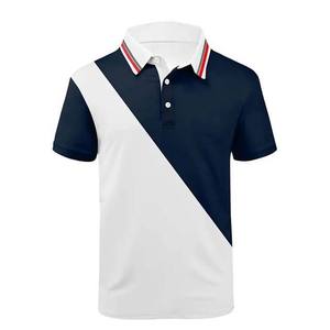 เสื้อยืดโปโลผู้ชายแนวสตรีทสูงคอปกตั้งได้ในราคาที่ดีที่สุดเสื้อผ้าแขนสั้นดีไซน์ล่าสุดสำหรับฤดูร้อน - Product Image 2