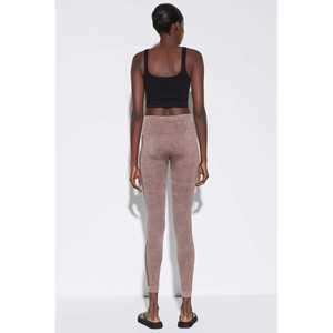 High Waist Casual 100% Polyester <b>Seamless</b> <b>Leggings</b> - Product Image 4