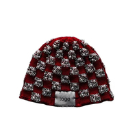 Gorro de Invierno de Alta Calidad para Hombre, Gorro de Punto con Pedrería, con Logotipo Personalizado, Precio al por Mayor, Estilo Personalizado OEM, Moda 2026