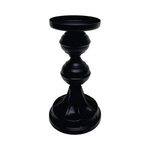 Vente en gros de bougeoirs décoratifs en aluminium couleur noir mat bougeoirs et bougeoirs de style américain - Product Image 6