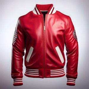 OEM personalizado Unisex Universidad Pop Chenille parches Logo bordado invierno Letterman Chicago lona transpirable Vintage Varsity - Product Image 5