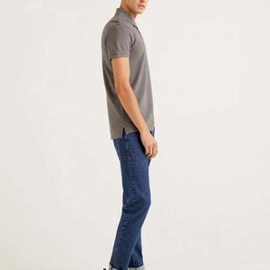 Chemise de golf d'affaires à manches courtes pour homme de haute qualité en jersey de coton et fibre de bambou, grande taille, été, anti-plis, séchage rapide - Product Image 5