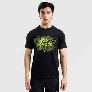 เสื้อยืดโอเวอร์ไซส์สีดำผ้าฝ้าย 100% ลายพิมพ์ดีไซน์เนอร์แบบสกรีนพิมพ์ - Product Image 1