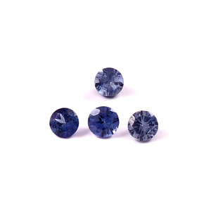 Saphir bleu clair cultivé en laboratoire, 3 mm, taillé en facettes, calibré, pierre précieuse en vrac certifiée, fournisseur en gros pour la fabrication de bijoux KKS - Product Image 1