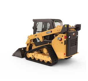 Cargadora compacta sobre orugas CAT 249D3 en venta, con motor diésel de 67 hp, cabina cerrada y capacidad operativa de 1740 lb. - Product Image 2