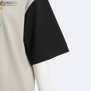 2025 New Design Two-tone Fabric T-shirt Mens Quick Drytshirt Knit Custom Sports T-shirts High Quality men <b>tshirt's</b> <b>tshirts</b> for - Product Image 5