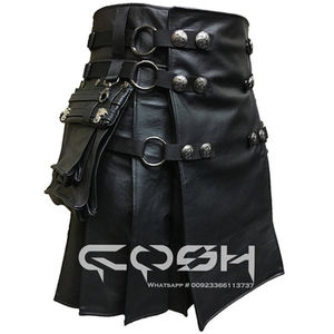 COSH KILTS Recién llegado Fabricante de cuero de vaca Superventas Personalizado Bondage y Fetish Kilts - Product Image 4