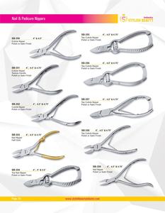 Coupe-ongles robuste professionnel en acier inoxydable pour salon, vente en gros, logo personnalisé, fourniture OEM - Product Image 6