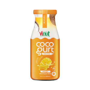 280ml Cocogurt avec mangue bouteille d'eau boisson sans sucre faible en gras fabrication boisson du Vietnam échantillon gratuit marque privée OEM - Product Image 1