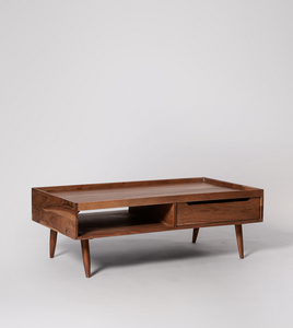 Southwark โต๊ะกาแฟที่ทันสมัย-ไม้เนื้อแข็งห้องนั่งเล่นกลางโต๊ะพร้อม120751เก็บของ - Product Image 3