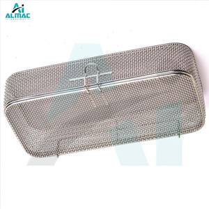 ฝาปิดตะกร้าตาข่ายละเอียด ALMAC ทำจากสแตนเลสอย่างดี ทนทาน ใช้งานง่าย ได้รับการรับรองมาตรฐาน CE สำหรับจัดเก็บเครื่องมือแพทย์ รับประกันความปลอดภัย - Product Image 3