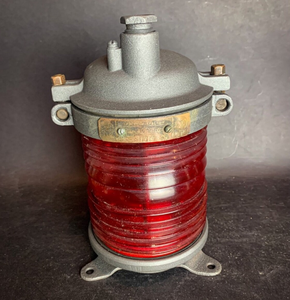 Lumière nautique de haute qualité. Lumière de bateau rouge marine. Décoration pour la maison ou le bar, lampe sur pied faite à la main de haute qualité, décoration intérieure - Product Image 2