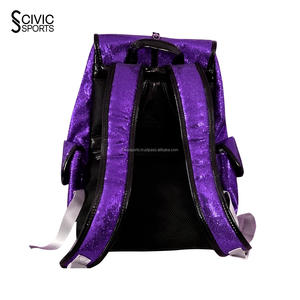 Sac à dos de cheerleading à paillettes sublimées, sacs de sport décontractés, sacs de piste, sac à dos en polyester - Product Image 6